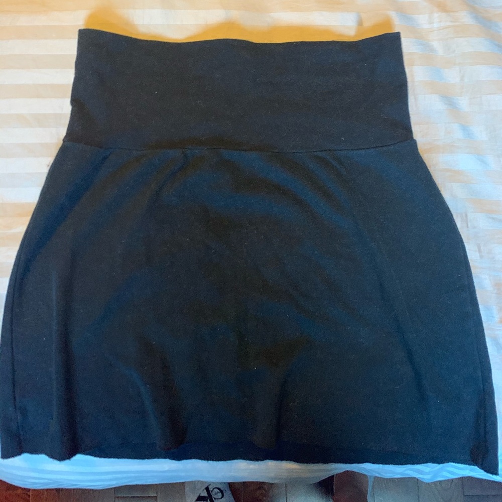 American apparel black mini skirt